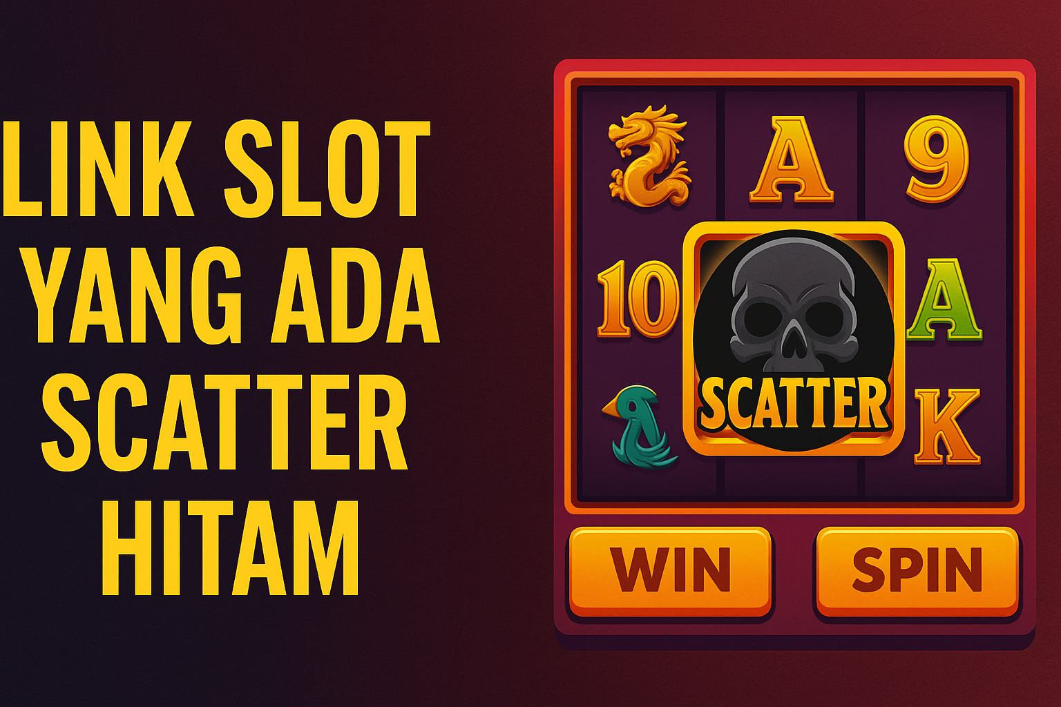 Link Slot Scatter Hitam